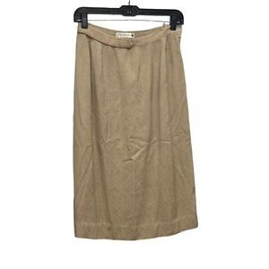 Vintage Adelaar's Aristocrat Womens Size 14 Linen Blend Union Made Pencil Skirt